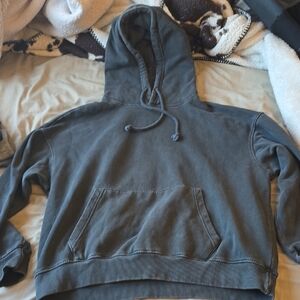 Gray Mens (Small) Stonewashed Hoodie (Excellent Cond)